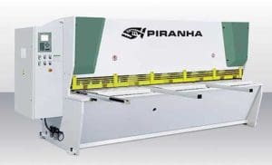 Piranha brand sheet metal shear.