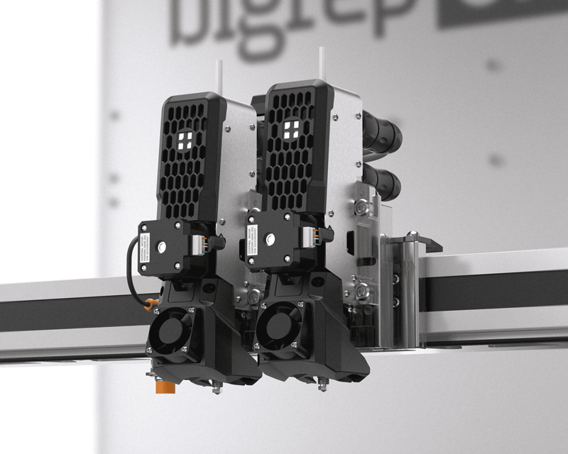 the BigRep ONE extruder