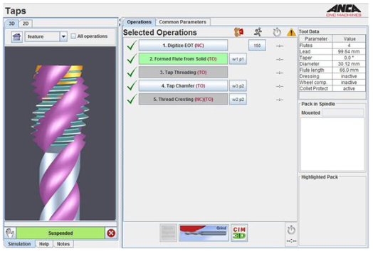 The TapXcell Linear from ANCA controller