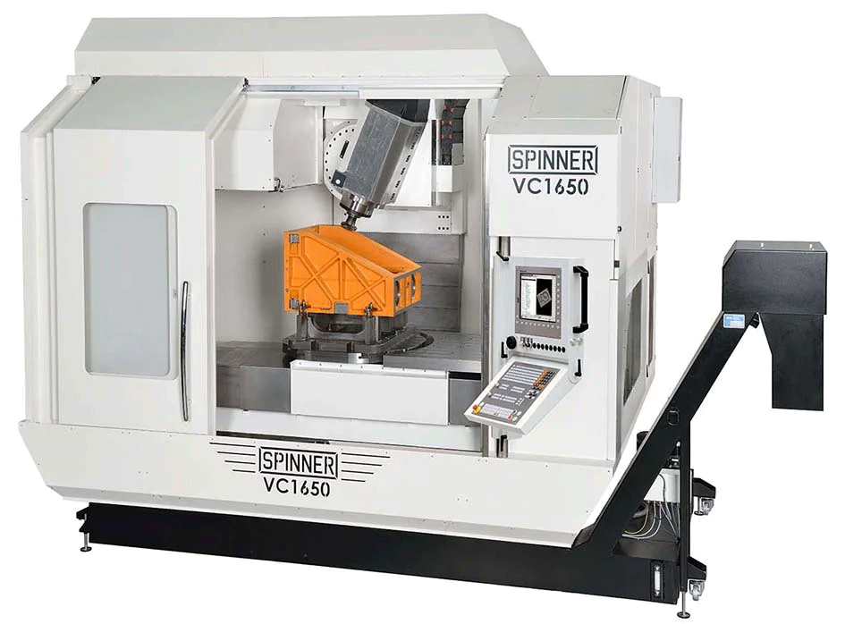 ​Spinner CNC's 5-Axis CNC Milling Machines model 3